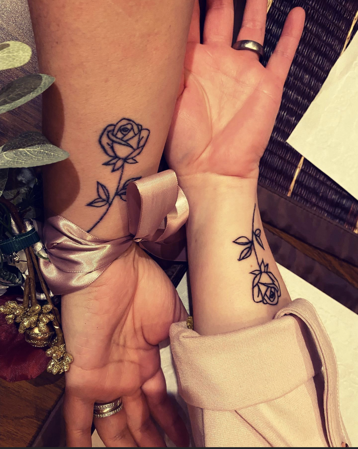 Pretty rose tattoos